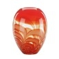 Evolution by Waterford Crystal Red & Amber Ginger Vase (11")